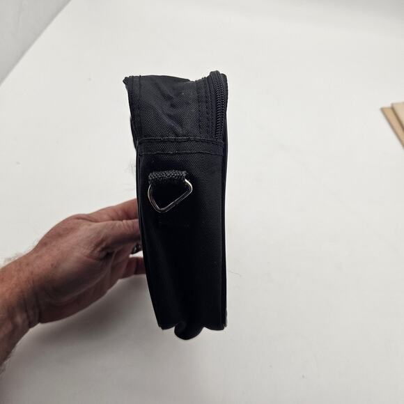 LEBO Camera Case Bag Black Nylon Belt Loop D-Rings Zipper Pocket Compact Carry - Picture 3 of 6